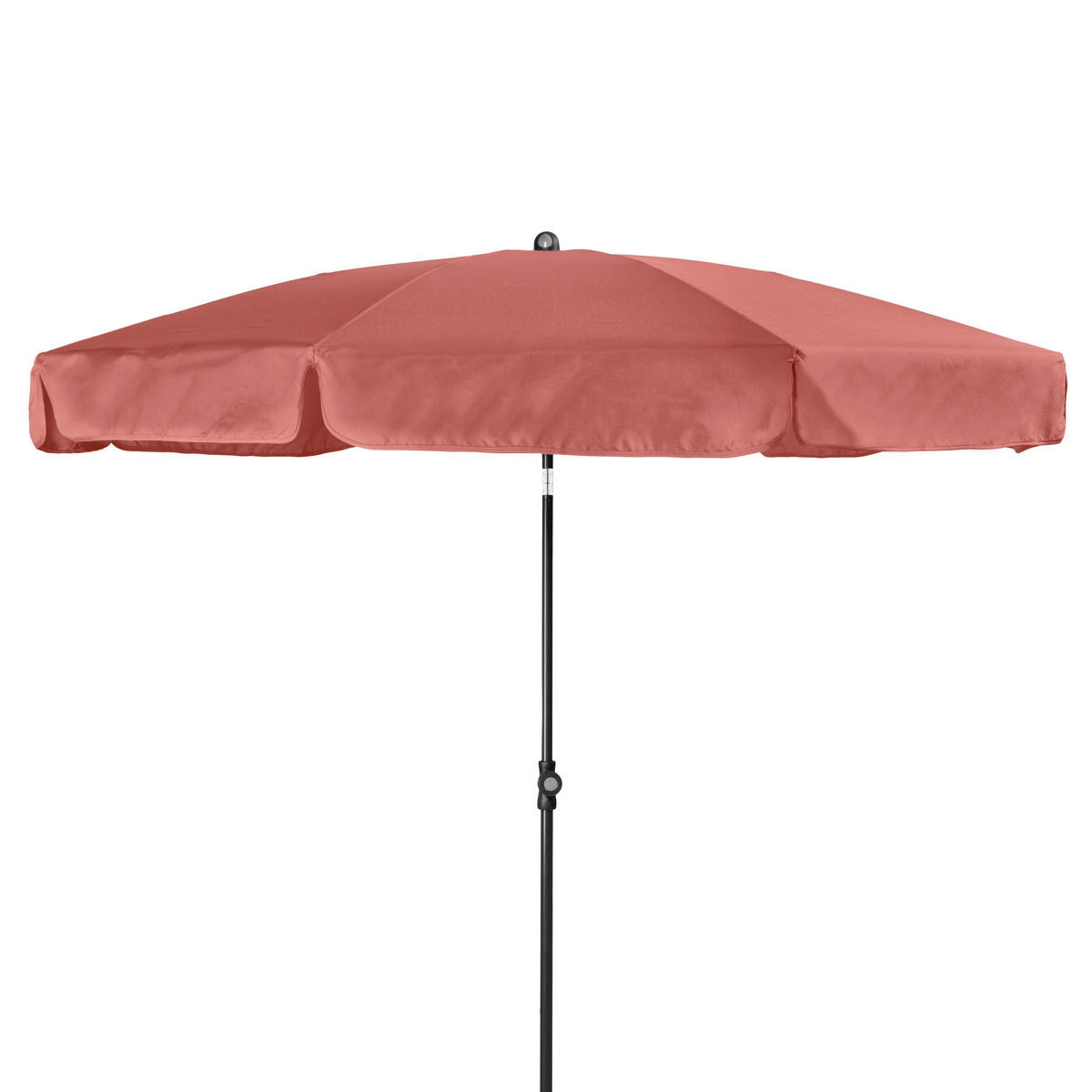 SONNENSCHIRM 200 cm   - Anthrazit/Terracotta, Basics, Textil/Metall (200cm) - Doppler