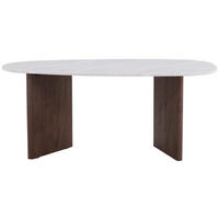 MATBORD i trä 180/90/75 cm   - ljusgrå, Design, trä (180/90/75cm) - Niels Andersson