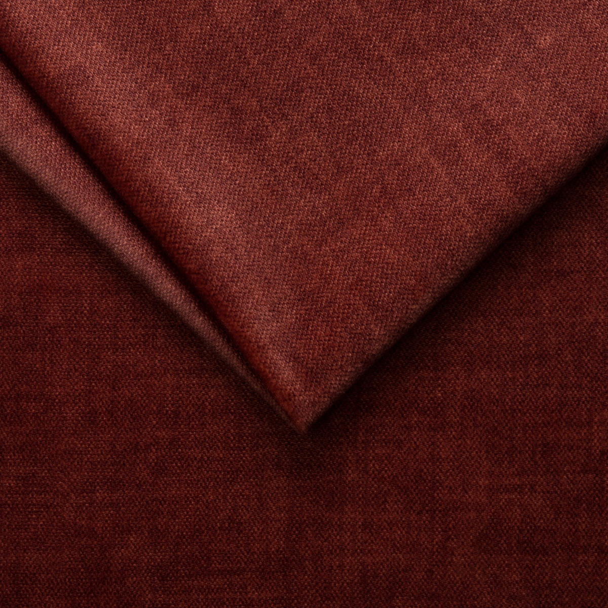 ECKSOFA in Flachgewebe Rostfarben  - Rostfarben/Schwarz, Lifestyle, Textil/Metall (180/273cm) - Hom`in