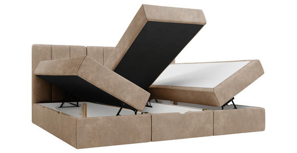FAMILIENBETT - Schwarz/Braun, Design, Holzwerkstoff/Kunststoff (270/200cm) - Esposa