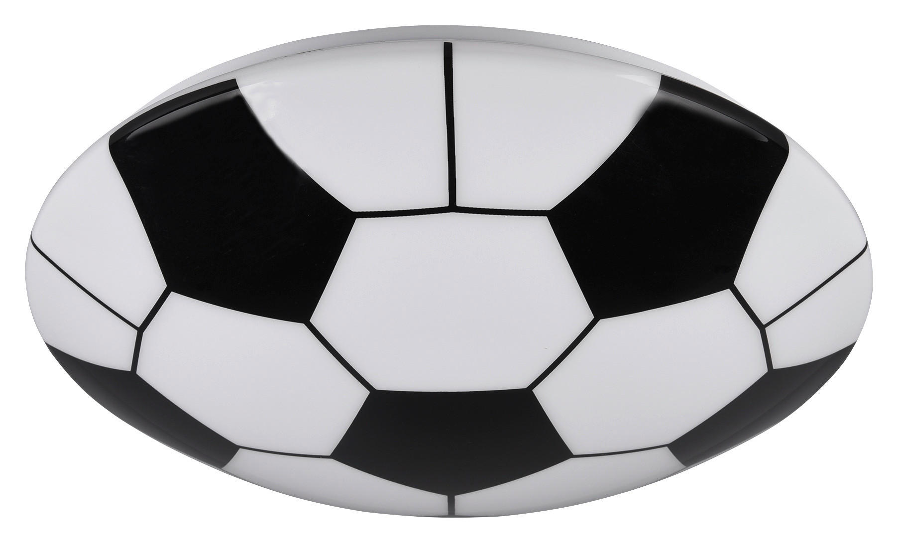 STROPNÉ LED SVIETIDLO, 36/10 cm  - čierna/biela, Basics, plast (36/10cm)