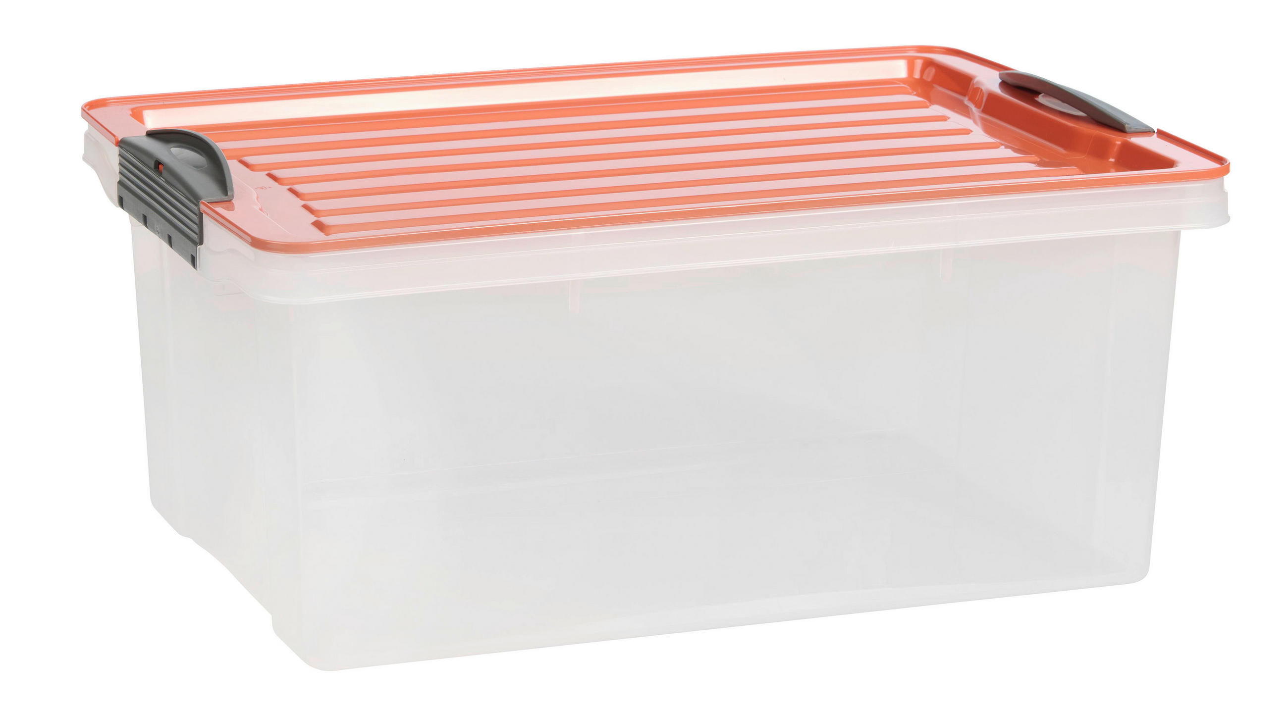 AUFBEWAHRUNGSBOX     - Koralle, KONVENTIONELL, Kunststoff (27,5/18/39,5cm) - Rotho