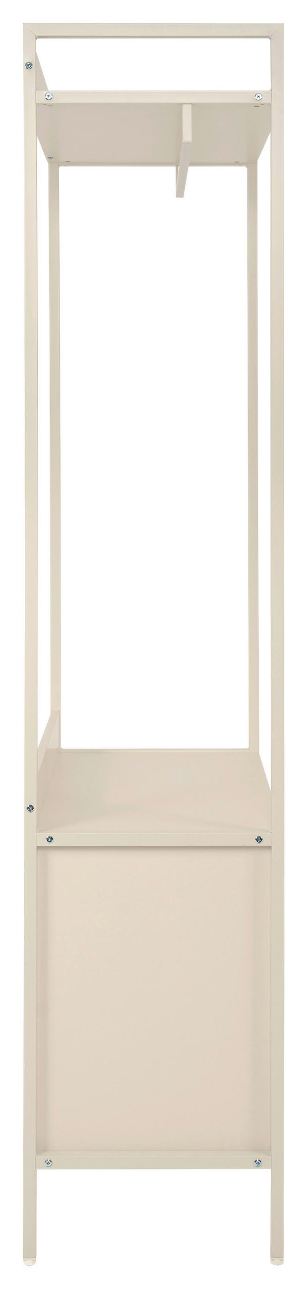 GARDEROBE 64/190/40 cm  - Beige, Modern, Holzwerkstoff/Metall (64/190/40cm) - MID.YOU