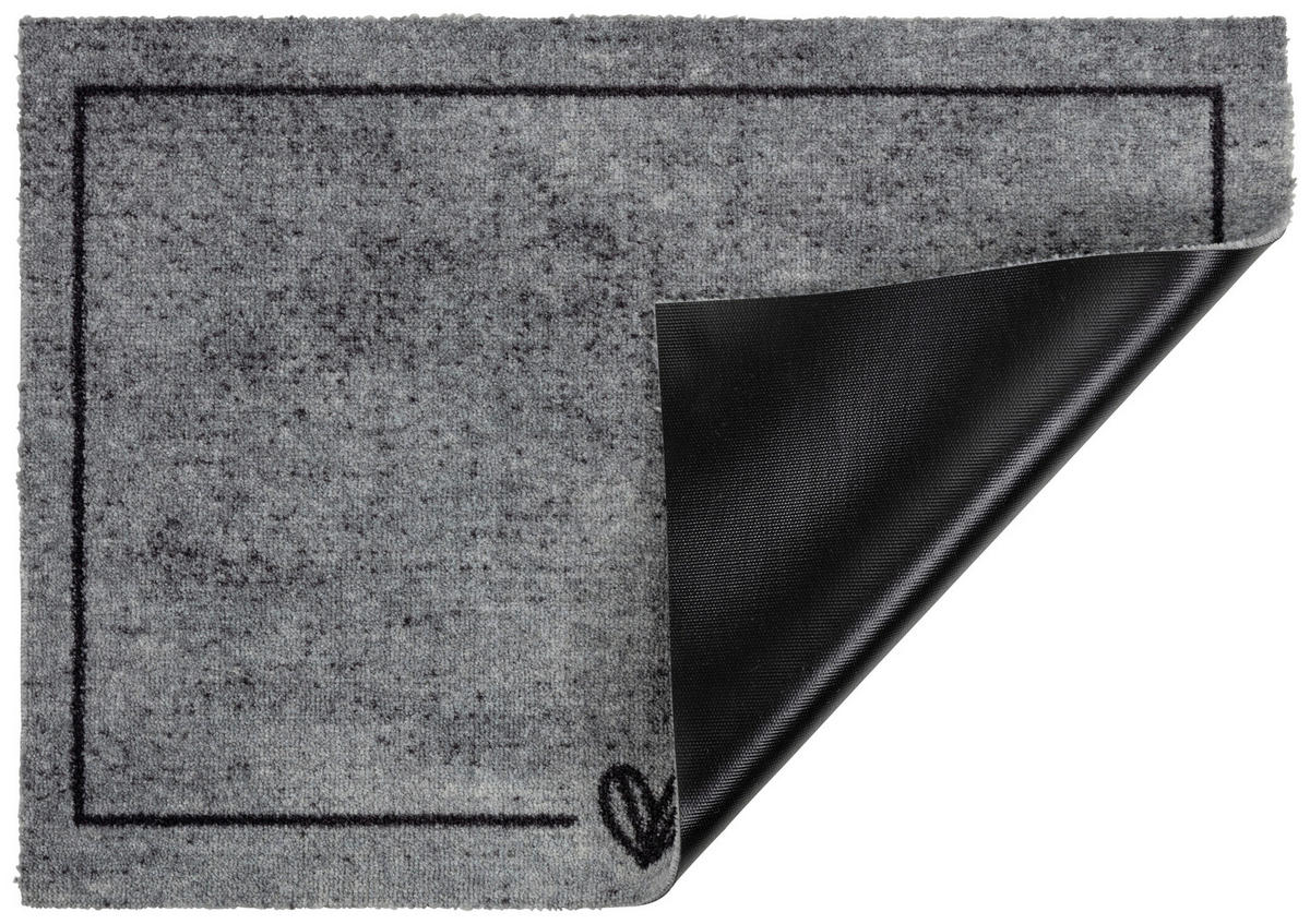 FUßMATTE  50/150 cm  Grau  - Grau, Basics, Kunststoff/Textil (50/150cm) - Esposa