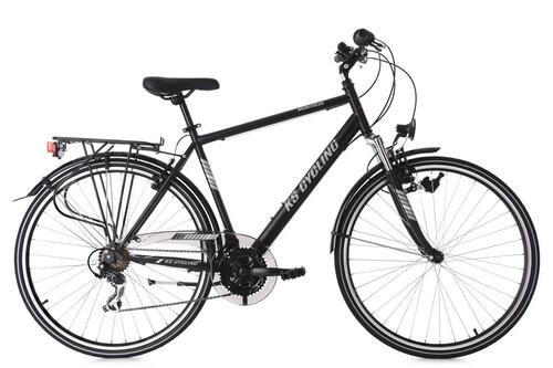 TREKKINGRAD 28 Zoll Herren  - Schwarz, Basics, Metall (180/70/80cm) - Atrigo