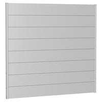 SICHTSCHUTZ - Silberfarben, Basics, Metall (194/182/4,4cm) - Biohort