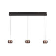 LED-HÄNGELEUCHTE 100/12/180 cm  - Braun, Basics, Glas/Metall (100/12/180cm) - Dieter Knoll