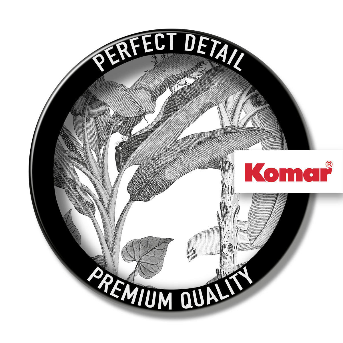 FOTOTAPET 400/280 cm  - vit/svart, Trend, papper (400/280cm) - Komar