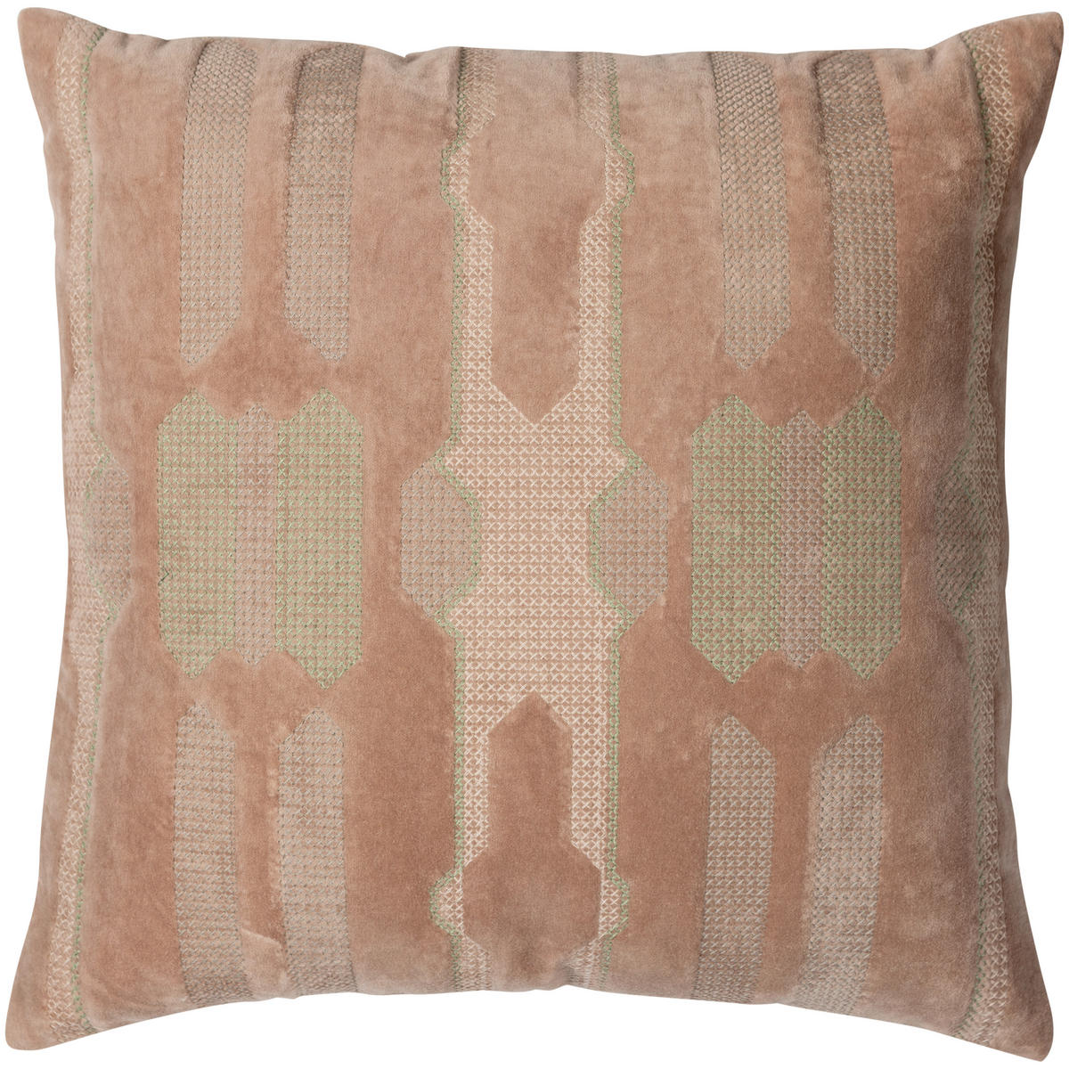 ZIERKISSENSET  45/45 cm   - Pink/Naturfarben, Basics, Textil (45/45cm) - Livetastic