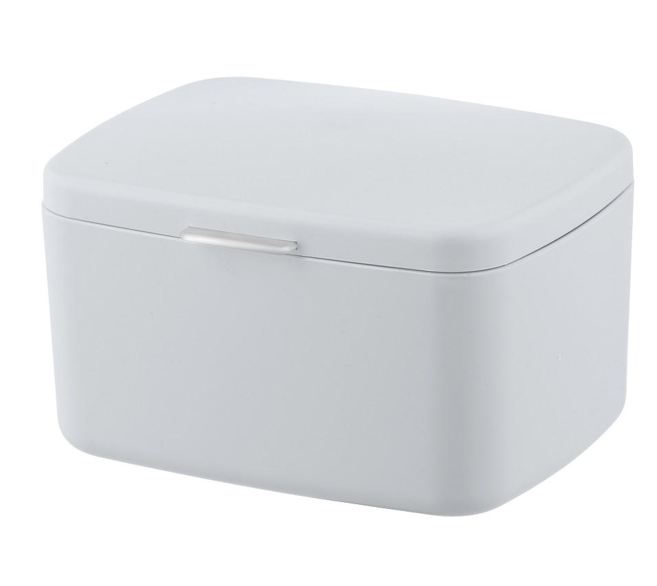 LÅDA MED LOCK  14,5/12/19,5 cm  - vit, Basics, plast (14,5/12/19,5cm)