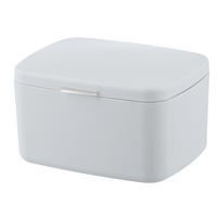 LÅDA MED LOCK  14,5/12/19,5 cm  - vit, Basics, plast (14,5/12/19,5cm)