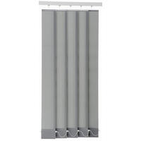 VERTIKALLAMELLEN  halbtransparent  12,5/250 cm    - Grau, Basics, Textil (12,5/250cm) - Homeware