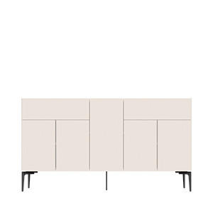 KOMODA 150/83/47 cm kašmir - kašmir, Dizajnerski, metal/pločasti materijal (150/83/47cm)