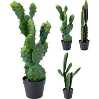 DEKORAČNÝ KAKTUS - viacfarebná, Basics, plast (31/23/68cm)