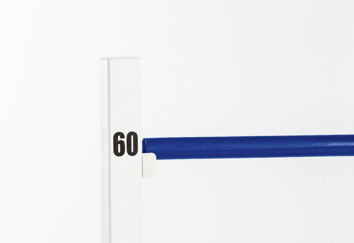 HINDERNISPARCOUR HOPPE  - Blau, Basics, Holz (92/67/50cm) - Pinolino