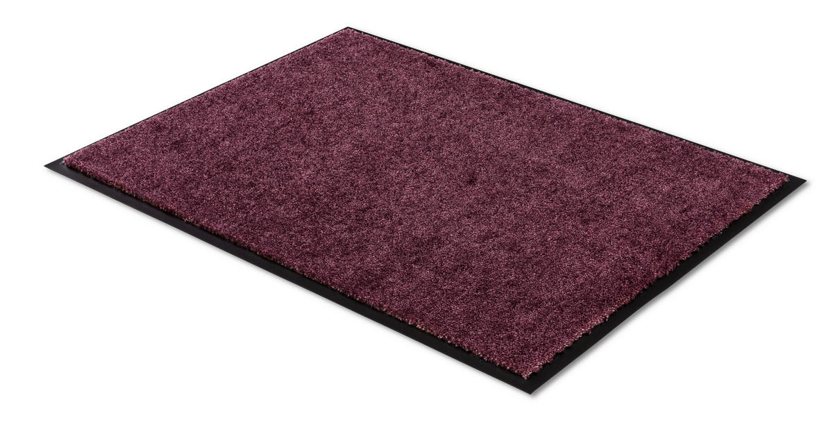FUßMATTE  50/70 cm  Weinrot  - Weinrot, KONVENTIONELL, Textil (50/70cm) - Schöner Wohnen