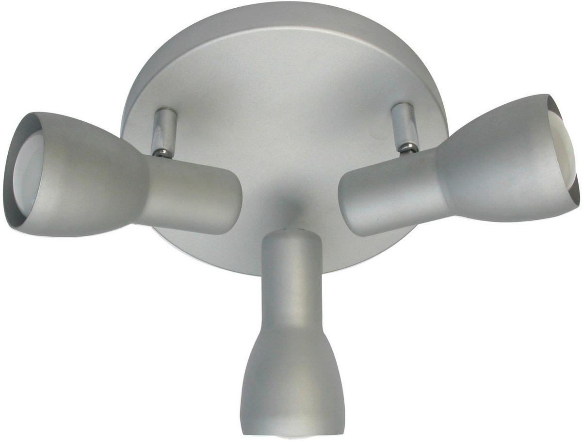 TAKLAMPA Picardo 29/29/12 cm  - silver/grå, Trend, metall (29/29/12cm)