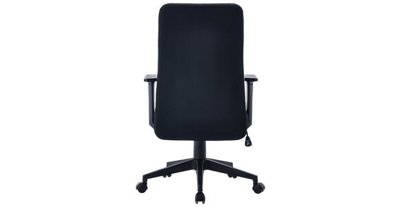 DREHSTUHL in Webstoff Schwarz - Schwarz, KONVENTIONELL, Kunststoff/Textil (62/102,5-112/57cm) - Carryhome
