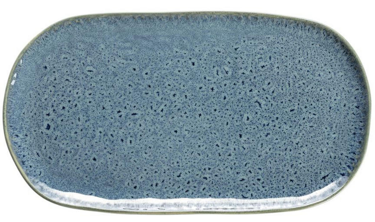SERVIERPLATTE Matera     - Blau, LIFESTYLE, Keramik (32/2/18cm) - Leonardo