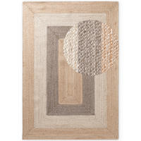 JUTETEPPICH 160/230 cm Juno Multicolor, Goldbraun rechteckig  - Goldbraun/Multicolor, Natur, Textil (160/230cm) - Hanse Home