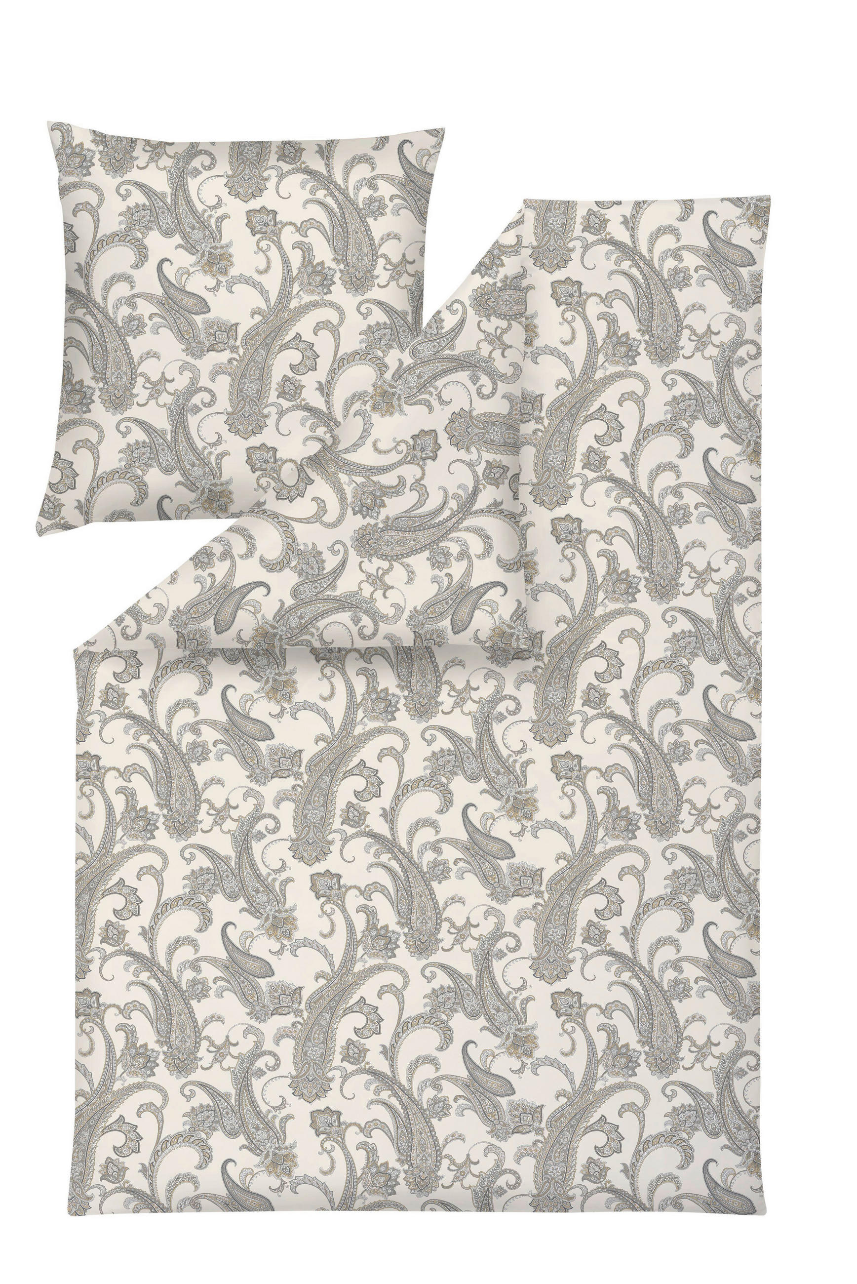 BETTWÄSCHE Atelier Flanell 155/220 cm  - Beige, Design, Textil (155/220cm) - Estella