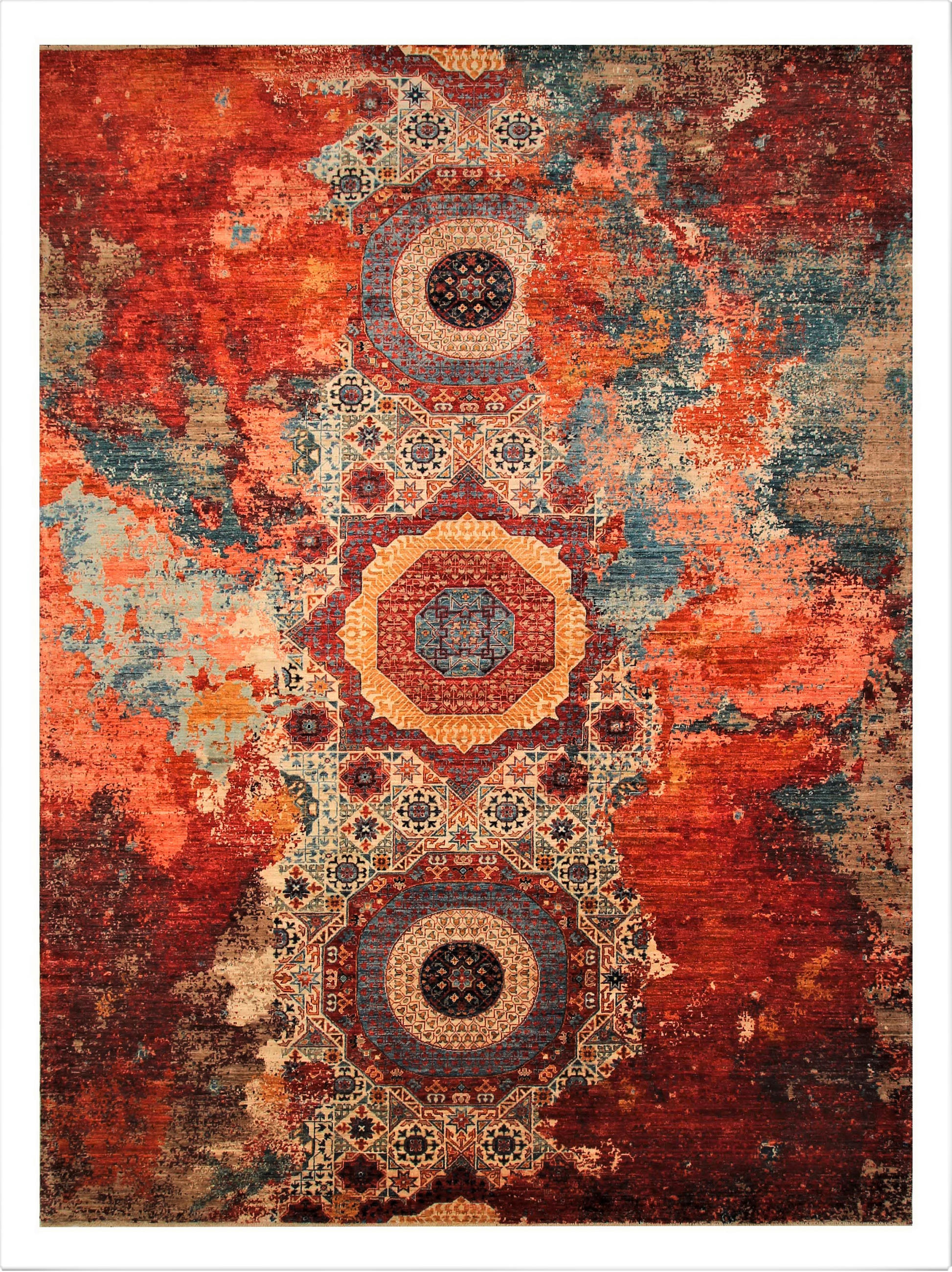 ORIENTTEPPICH 80/120 cm Glow Multicolor  - Multicolor, Design, Textil (80/120cm) - Cazaris