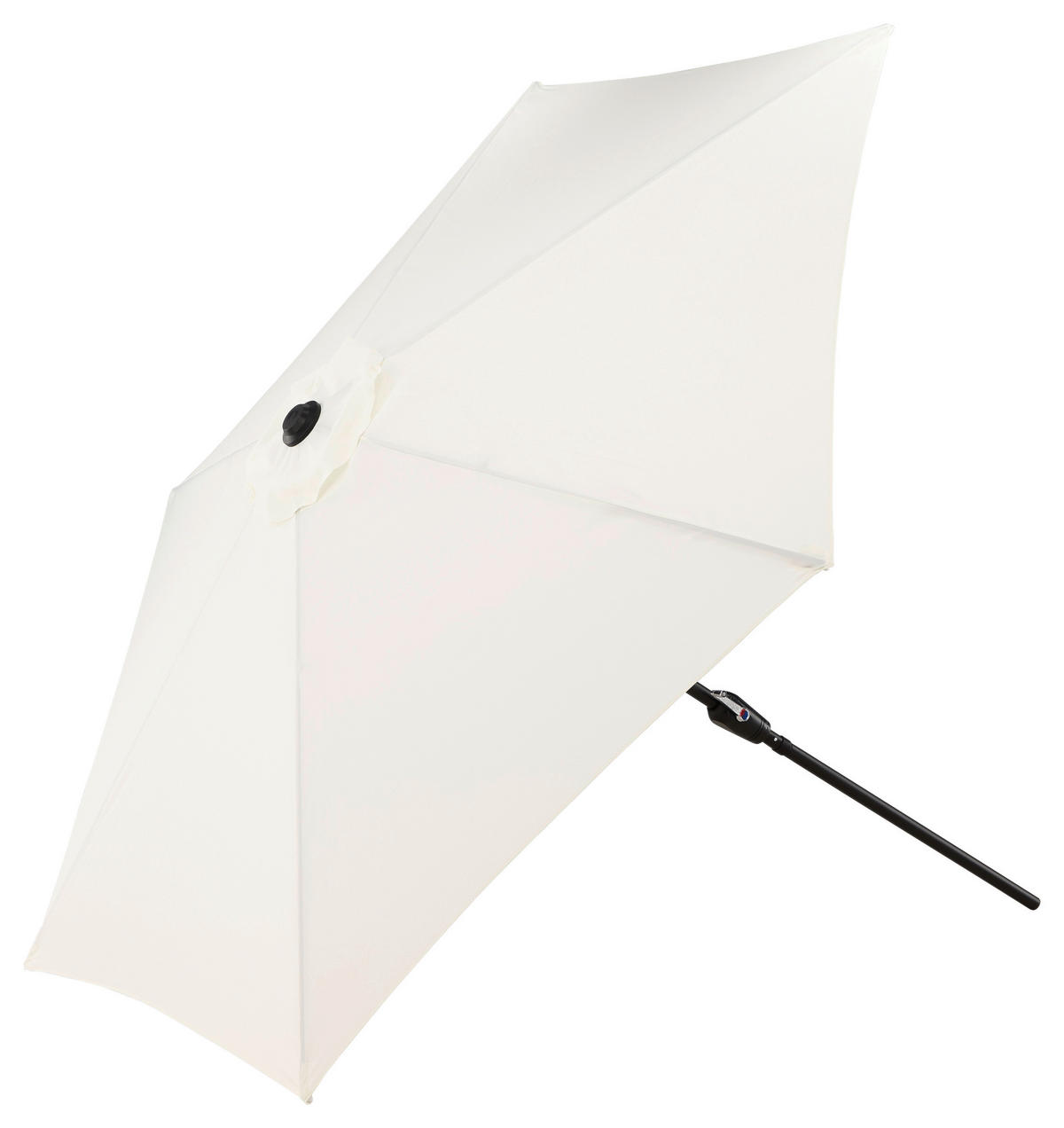 SONNENSCHIRM 300 cm  - Ecru/Grau, KONVENTIONELL, Textil/Metall (300/300cm) - Gardenson