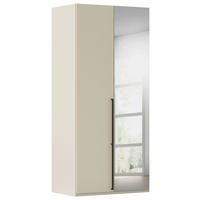 DREHTÜRENSCHRANK 101/235/61 cm,  in Champagner, 2-türig  - Chromfarben/Champagner, Basics, Glas/Holzwerkstoff (101/235/61cm) - Novel