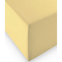 BOXSPRING-FIXLEINTUCH - Gelb, Basics, Textil (90-100/200-210cm) - Fleuresse