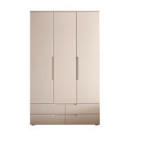 BABYKLEIDERSCHRANK Luca / Corner  - Kaschmir, Basics, Holzwerkstoff (126/208/57cm)