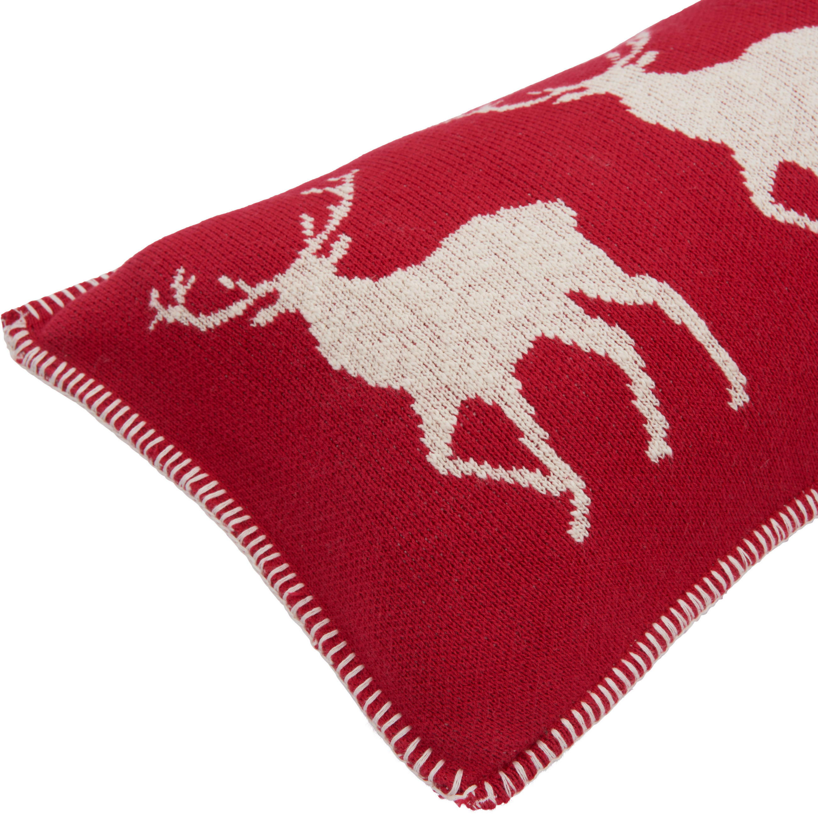HUZATFOGÓ 25/80 cm  - piros/fehér, Konventionell, textil (25/80cm) - X-Mas