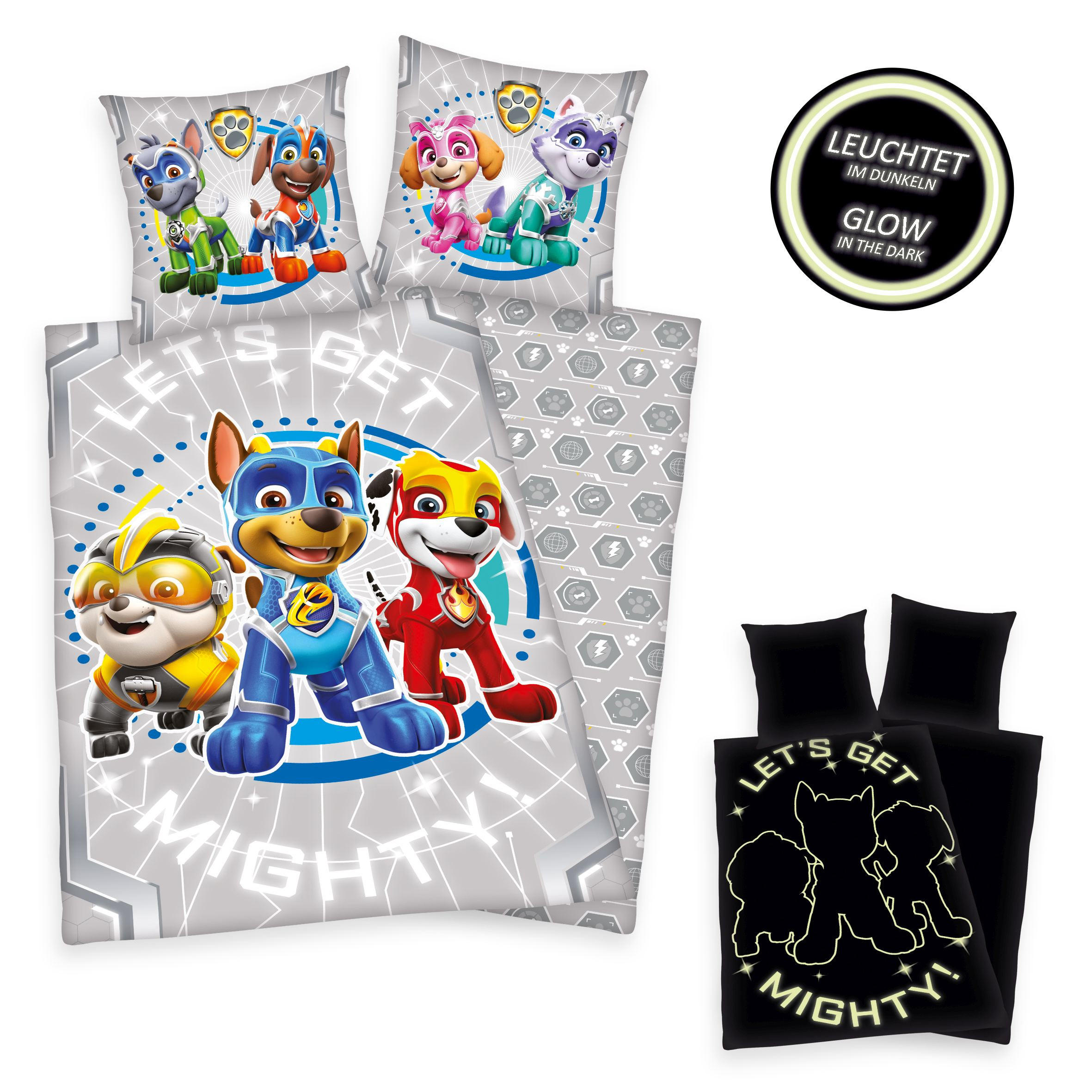 JUGENDBETTWÄSCHE Paw Patrol Renforcé 135/200 cm  - Schwarz, Basics, Textil (135/200cm) - Herding