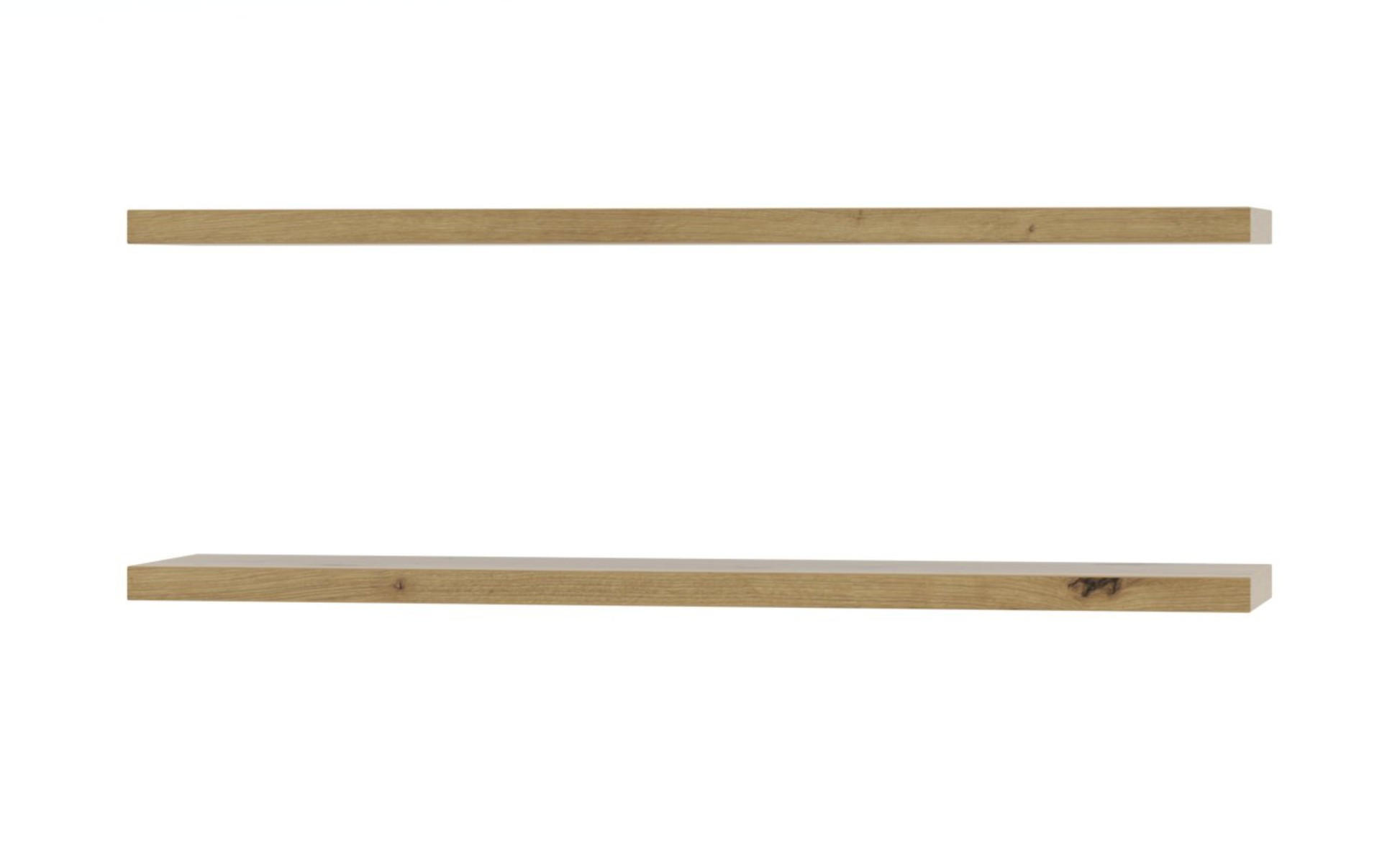 WANDBOARDSET 2-teilig Eiche Artisan  - Eiche Artisan, Design, Holzwerkstoff (90/3/24cm) - MID.YOU