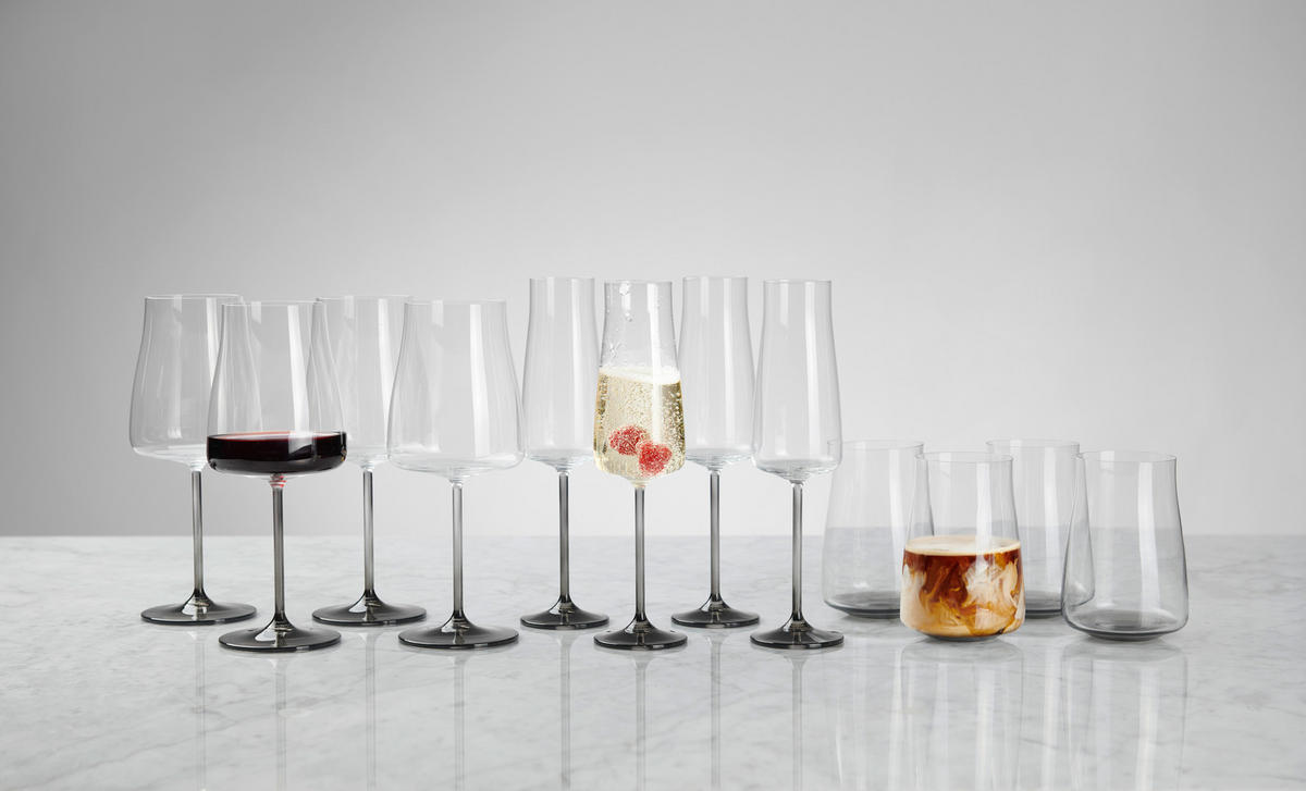 GLÄSERSET Sydney 12-teilig  - Transparent/Grau, Lifestyle, Glas - Novel