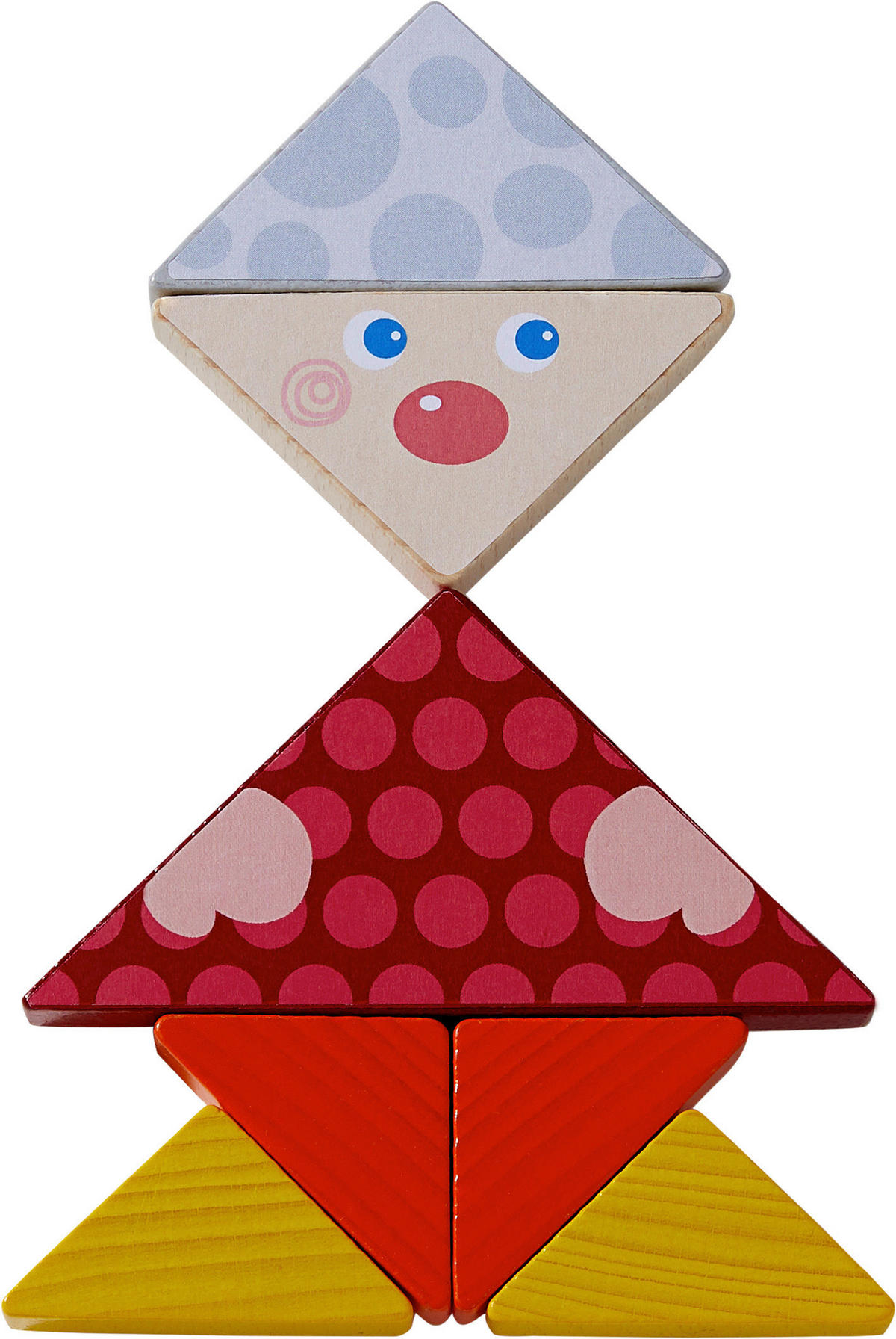 LERNSPIEL Legespiel Bunter Tangram-Mix  - Multicolor, Basics, Naturmaterialien/Holz - Haba