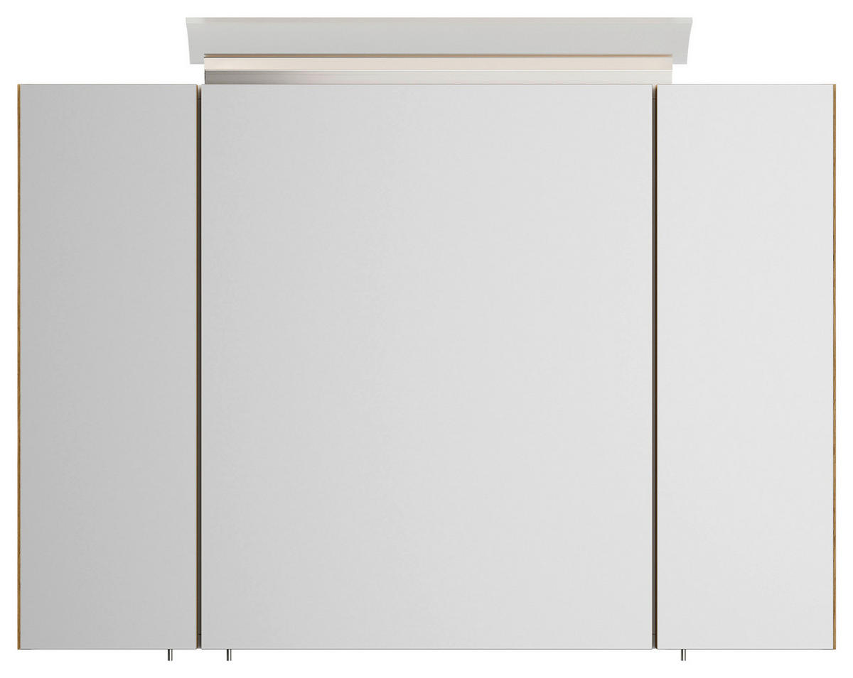 SPIEGELSCHRANK 90/62/17 cm  - Eichefarben, MODERN, Glas/Holzwerkstoff (90/62/17cm) - MID.YOU