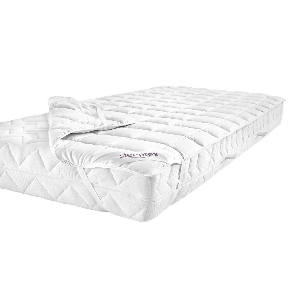 Thumbnail - Sleeptex Unterbett Cotton wash, Weiß, Textil, 120x200 cm, Textiles Vertrauen - Oeko-Tex®, optimale Belüftung, atmungsakt...