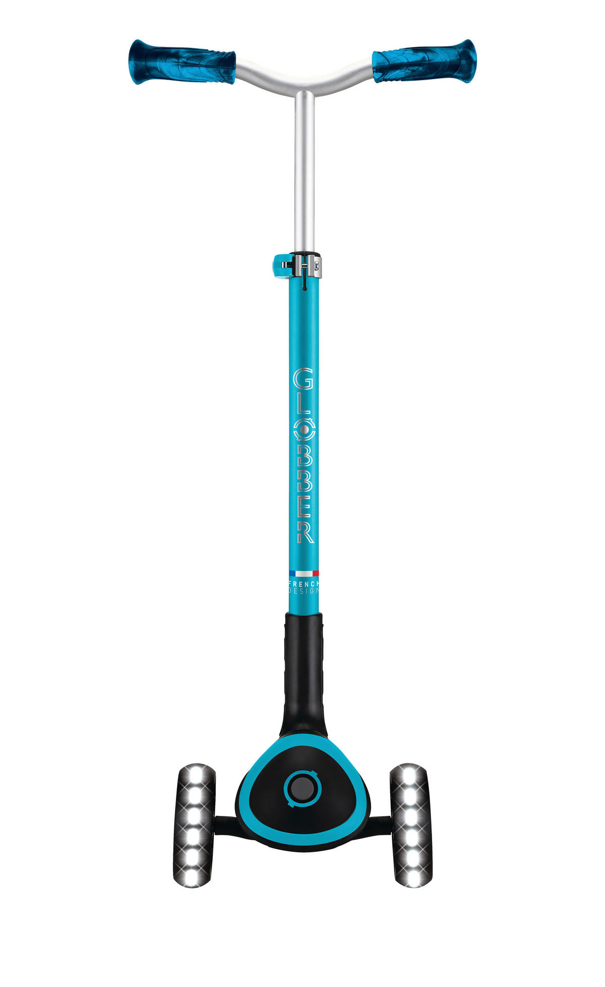KINDERSCOOTER ACE LIGHTS  - Blau, Basics, Kunststoff (61/37/94,5cm) - GLOBBER
