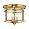 DECKENLEUCHTE  29/24.4 cm    - Messingfarben, Natur, Glas/Metall (29/24.4cm) - Elstead Lighting