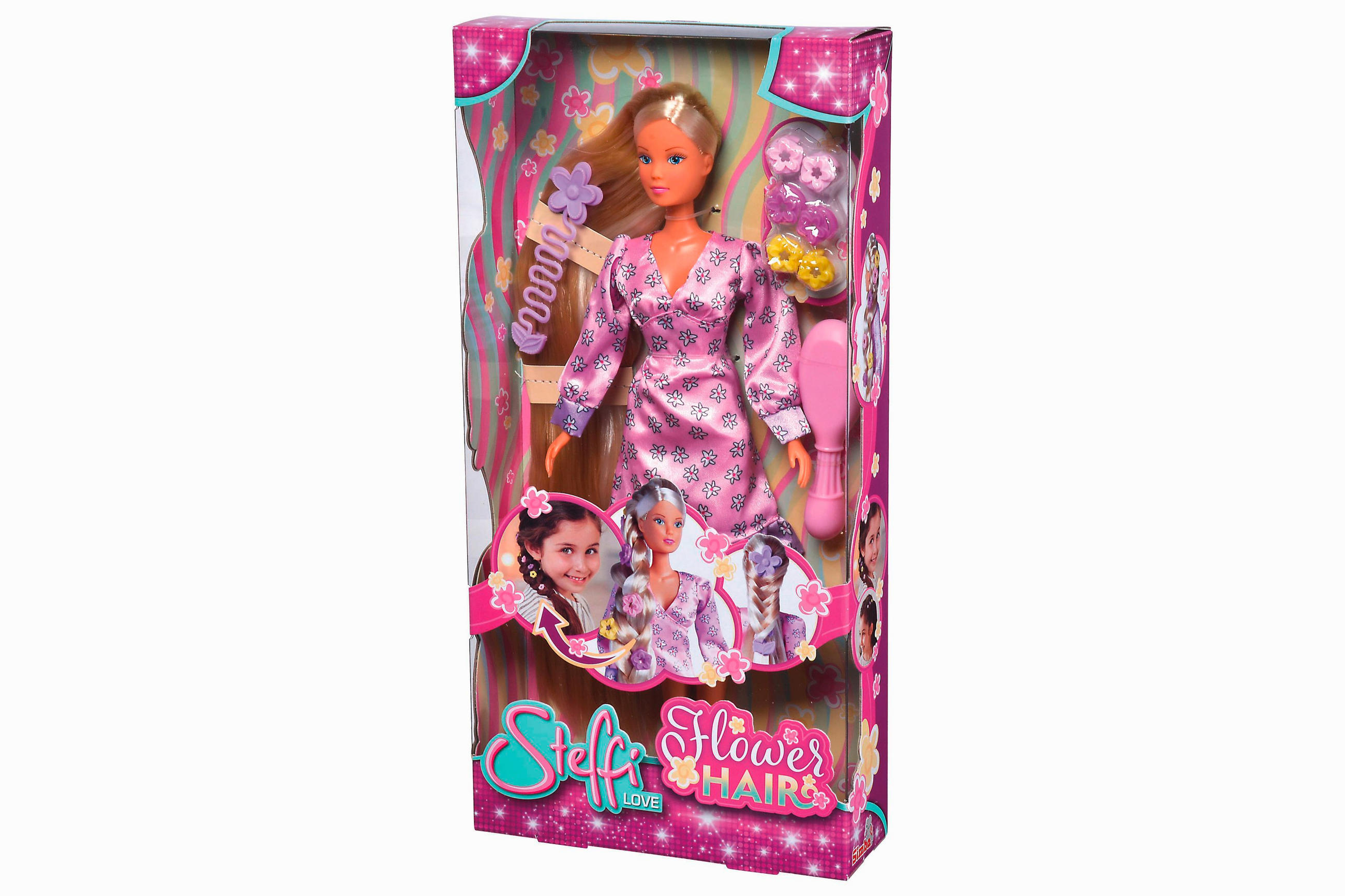 PUNČKA ZA IGRANJE - pink/večbarvno, Basics, umetna masa/tekstil (5/16/32,50cm) - Simba