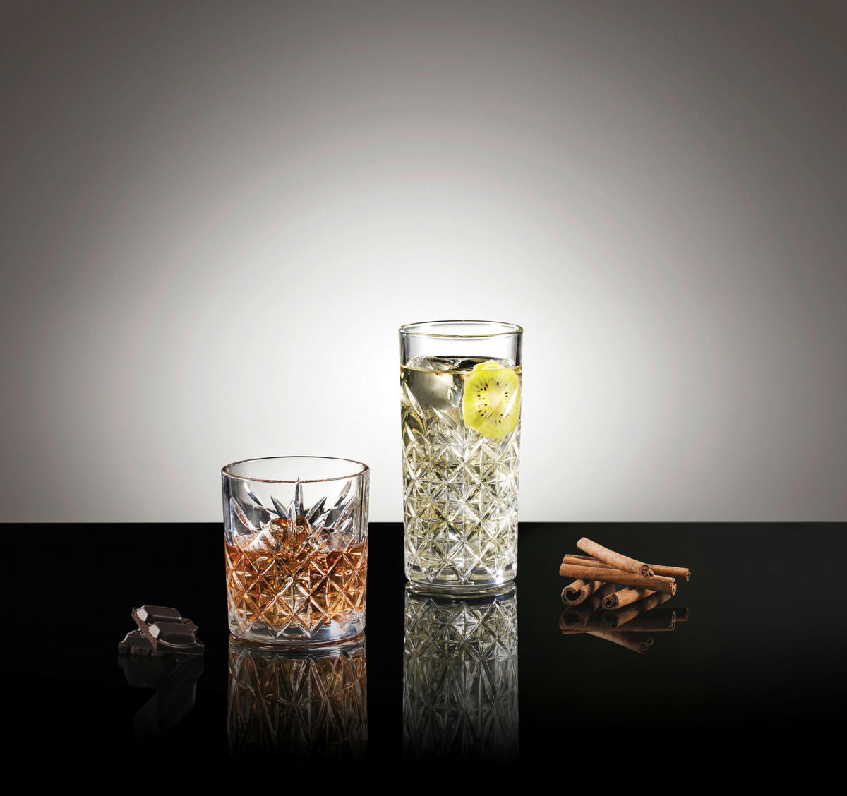 GLÄSERSET   - Klar, Basics, Glas (19/15/24cm) - Creatable