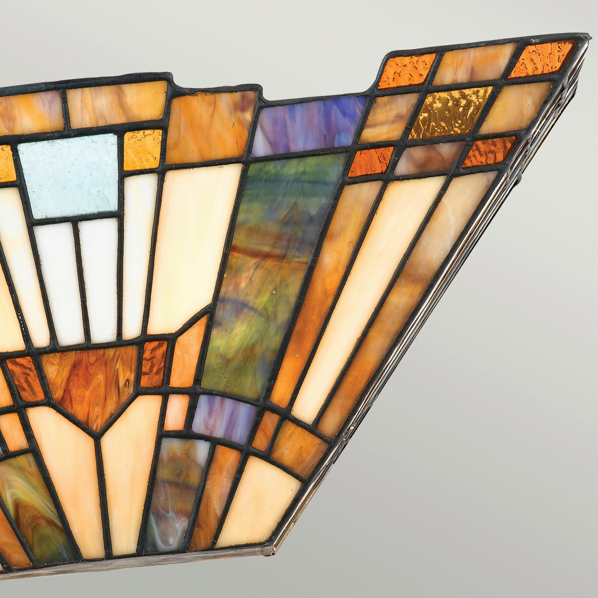 WANDLEUCHTE - Bronzefarben, Romantik / Landhaus, Glas/Metall (40.6/17.8/14cm) - Elstead Lighting