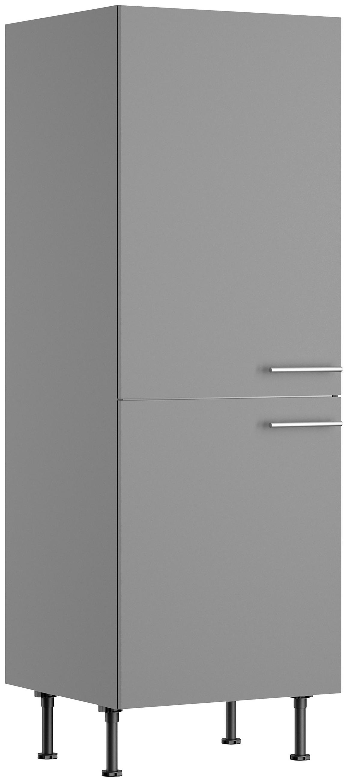 KÜCHENLEERBLOCK 270 cm   in Grau  - Edelstahlfarben/Anthrazit, Basics, Holzwerkstoff/Metall (270cm) - Optifit