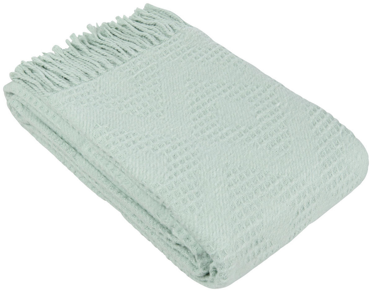 CUVERTURĂ 150/200 cm  - verde mentă, Design, textil (150/200cm) - Novel