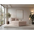 BIGSOFA Cord Rosa  - Schwarz/Rosa, MODERN, Kunststoff/Textil (117/93/190cm) - Carryhome