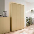 SCHUHSCHRANK  in 109,2/191,9/34,9 cm  - Hellgelb/Grau, MODERN, Holzwerkstoff/Kunststoff (109,2/191,9/34,9cm) - Carryhome