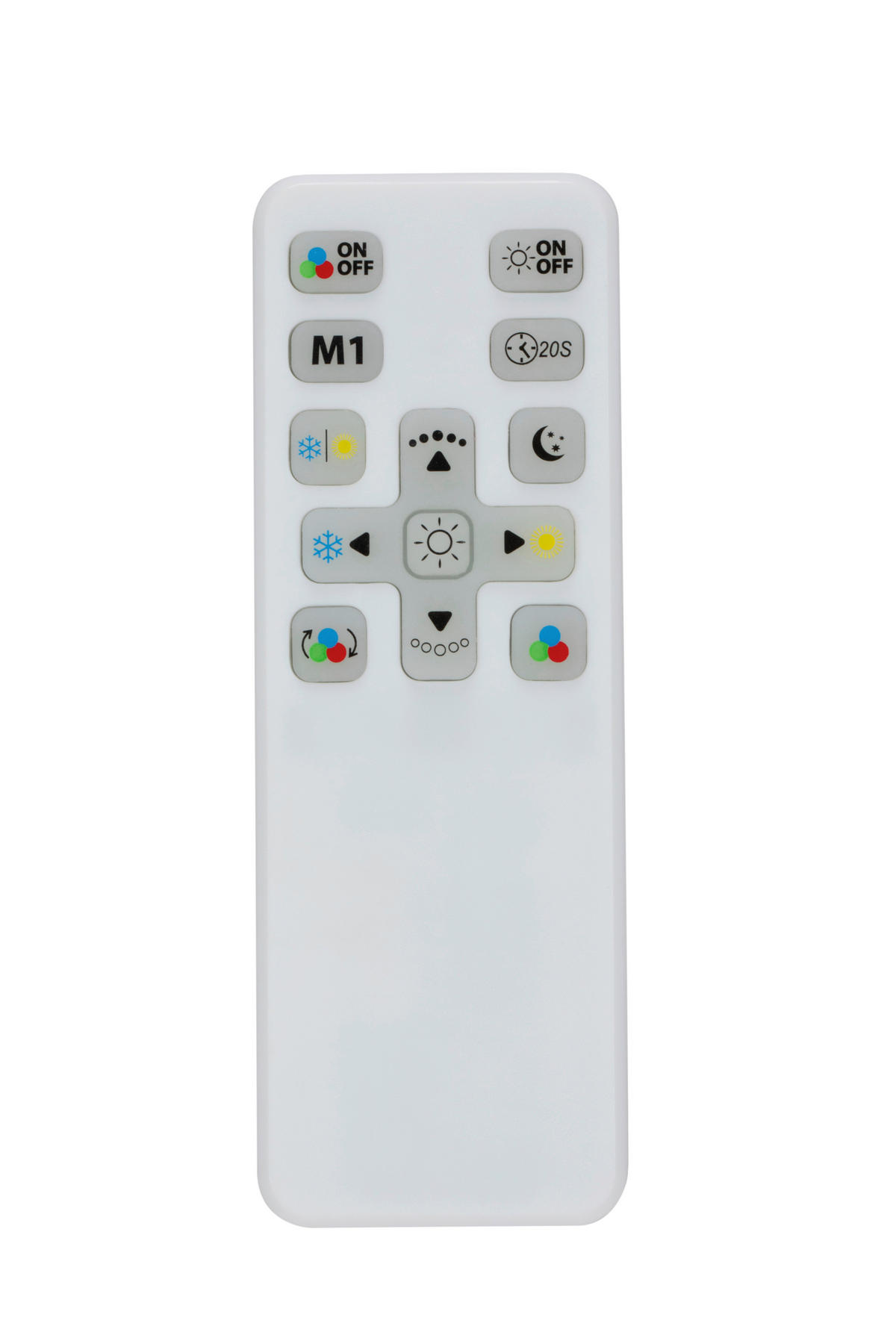 LED-TAKLAMPA 9.2 W 53/53/5,5 cm  - vit, Design, metall/plast (53/53/5,5cm) - Novel