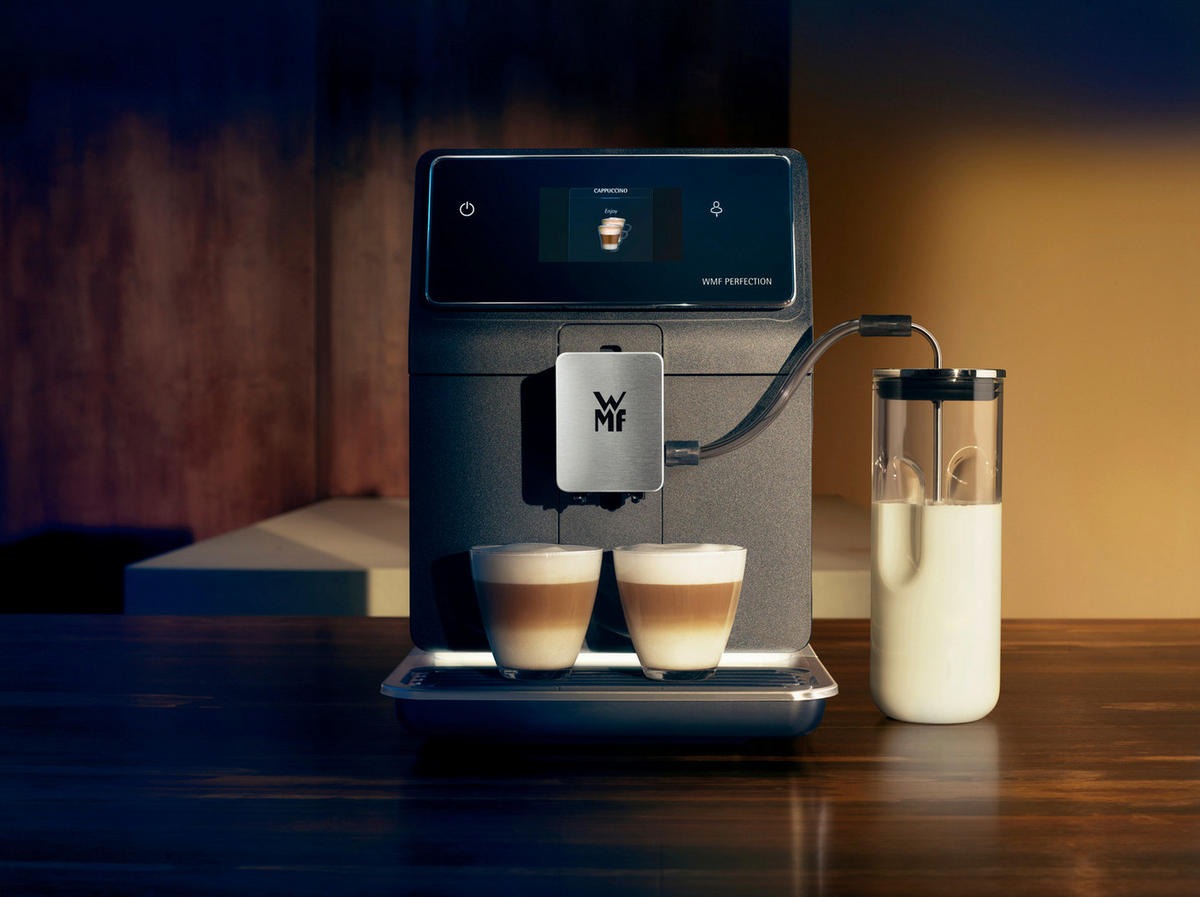 KAFFEEVOLLAUTOMAT Perfection  - Edelstahlfarben/Schwarz, Basics, Metall (28,5/39,5/48cm) - WMF