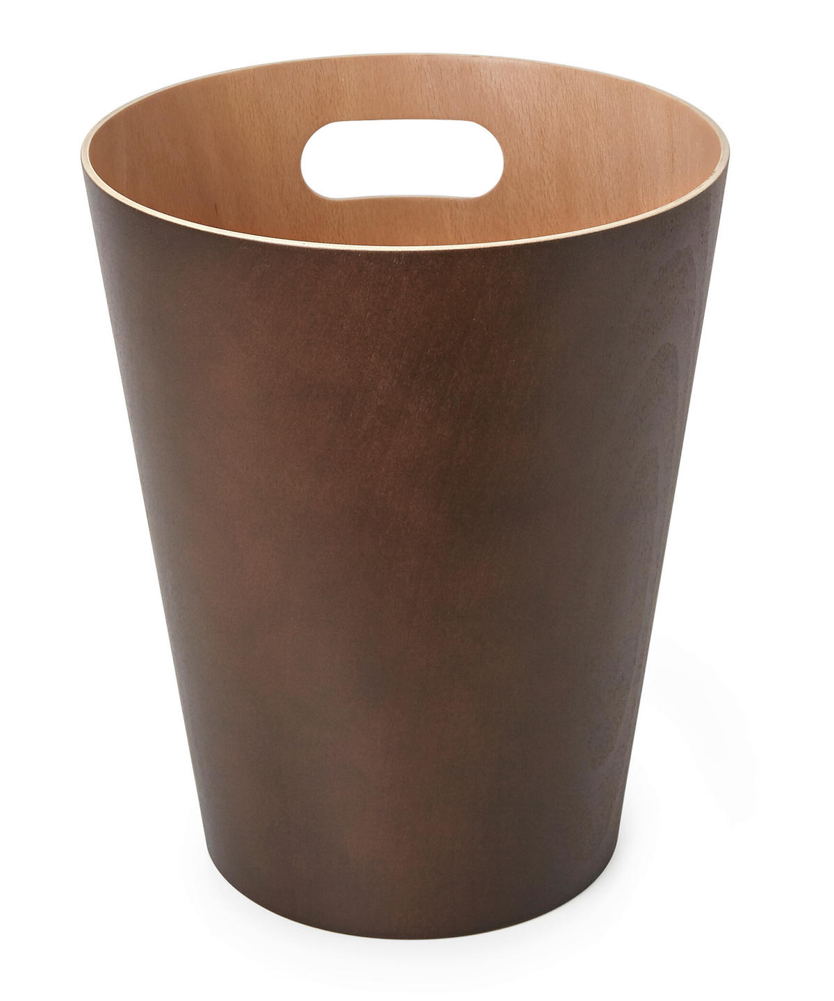 PAPIERKORB 7,5 L  - Braun/Naturfarben, Basics, Holz (23/28/23cm) - Umbra