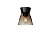 TAKLAMPA Bizzo 16,5/19,3 cm  - brun/svart, Design, metall/glas (16,5/19,3cm) - Belid
